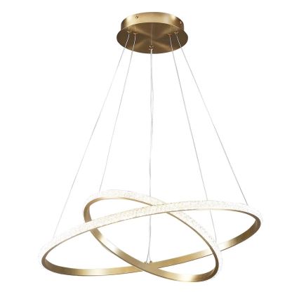 LED kábeles csillár DIANA LED/44W/230V 4000K átm. 59 cm arany