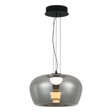 LED kábeles csillár NADIA LED/20W/230V füstszínű/fekete