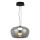 LED kábeles csillár NADIA LED/20W/230V füstszínű/fekete