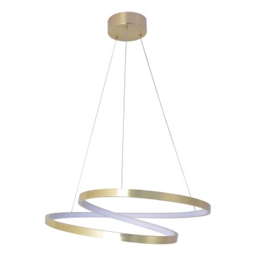 LED kábeles csillár ZEFIRA, 40 W, 230 V, 4000 K, Ø 50 cm, arany