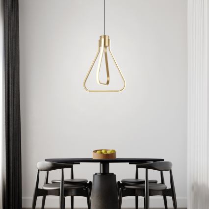 LED kábeles csillár ZING LED/19W/230V aranyszínű