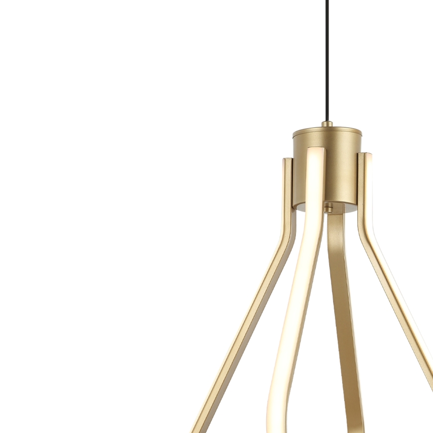 LED kábeles csillár ZING LED/19W/230V aranyszínű