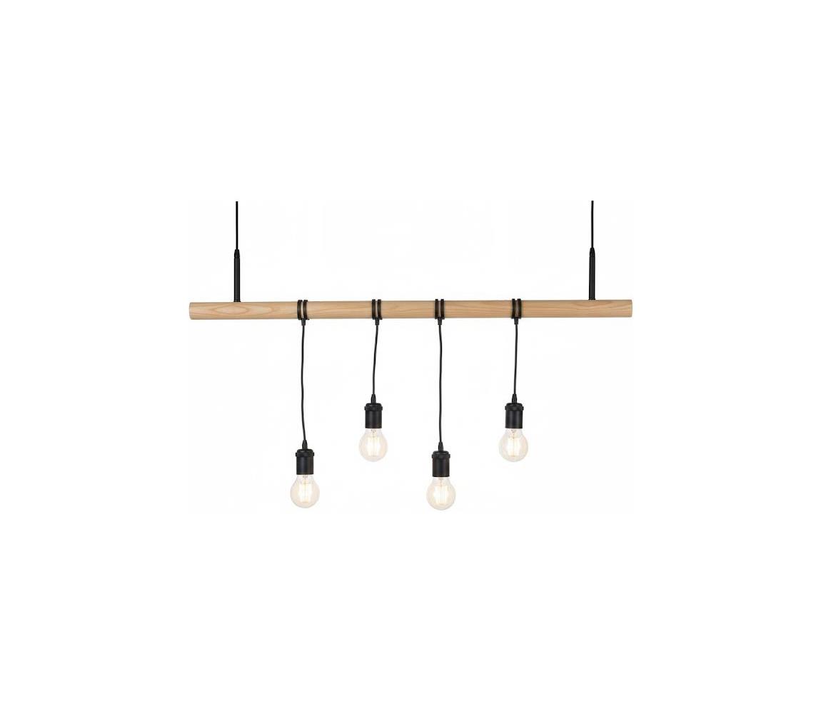 LED kábeles függeszték, 4 x E27, 6,5 W, 230 V, 2500 K 4061461444723