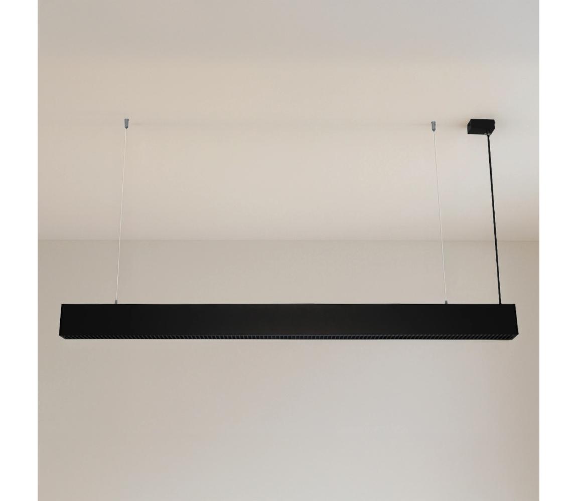 LED kábeles függeszték LED/55W/230V 3000/4000/6500K 120 cm fekete LN70