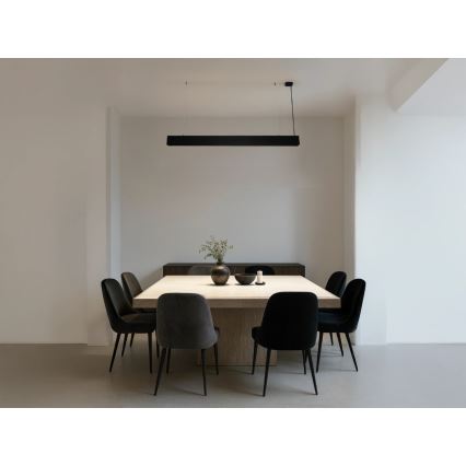 LED kábeles függeszték LED/55W/230V 3000/4000/6500K 120 cm fekete