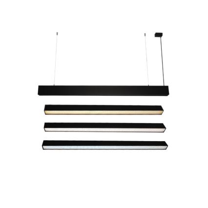 LED kábeles függeszték LED/55W/230V 3000/4000/6500K 120 cm fekete