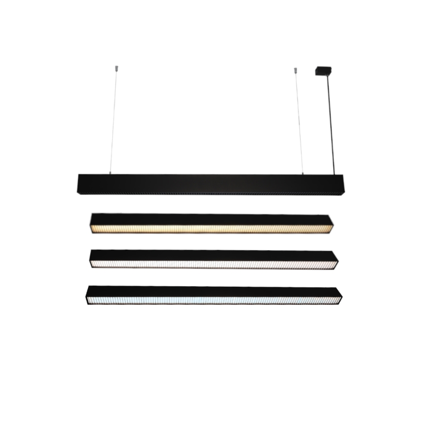 LED kábeles függeszték LED/55W/230V 3000/4000/6500K 120 cm fekete