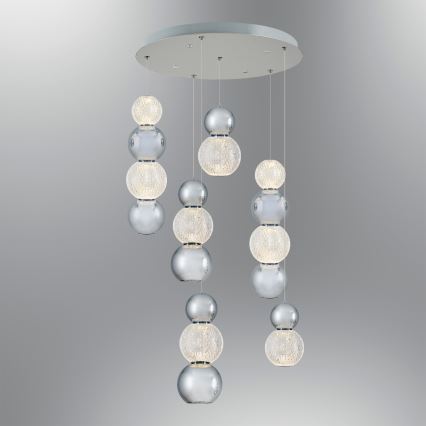 LED kábeles függőlámpa CREMONA LED/34W/230V 3000K matt króm