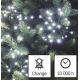 LED Karácsoniy lánc 150xLED/5,35m hideg fehér