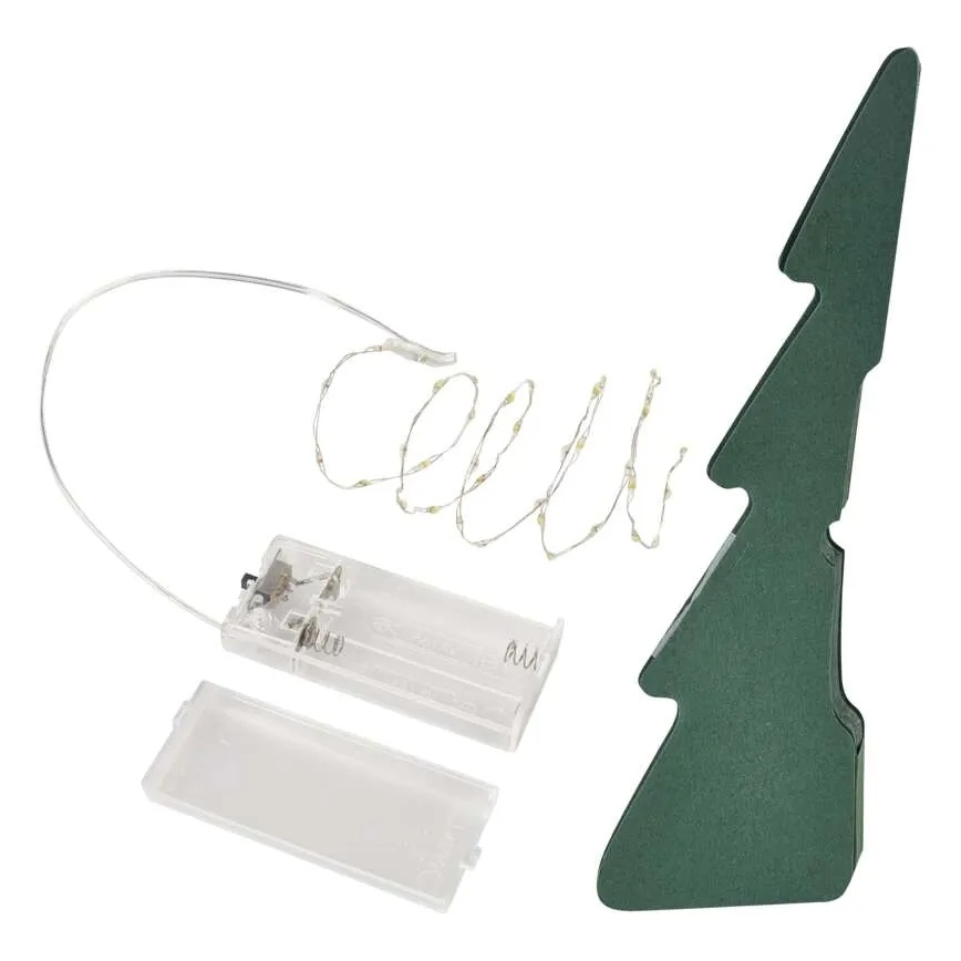 LED karácsonyfa dekoráció 35xLED/2xAA