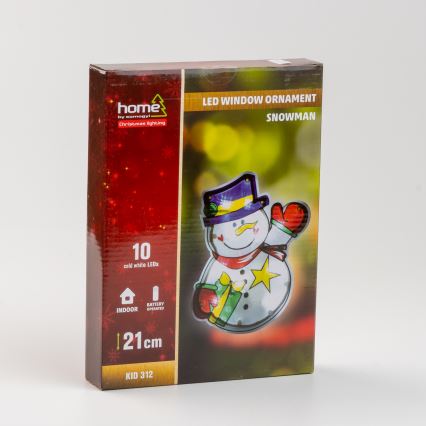 LED karácsonyi ablakdísz 10xLED/3xAAA