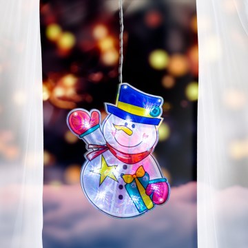 LED karácsonyi ablakdísz 10xLED/3xAAA