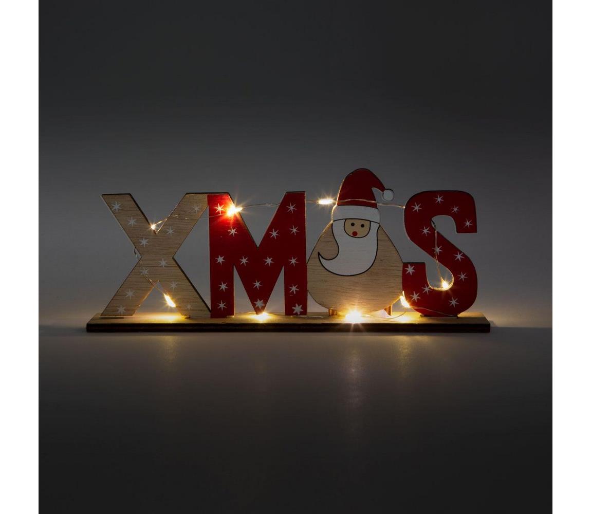 LED Karácsonyi dekoráció 10xLED/3xLR44