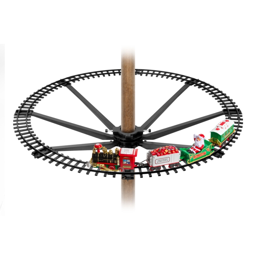 LED Karácsonyi dekoráció 10xLED/4xAA vonat