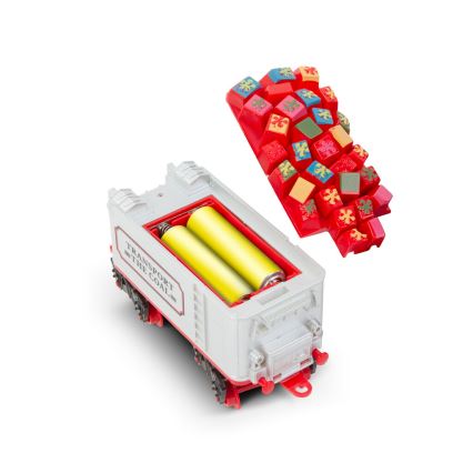 LED Karácsonyi dekoráció 10xLED/4xAA vonat