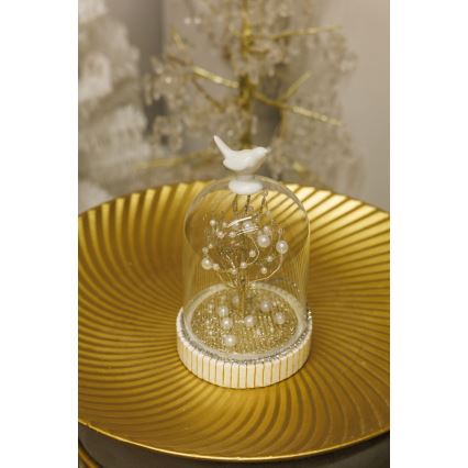 LED karácsonyi dekoráció 12xLED/3xAAA meleg fehér