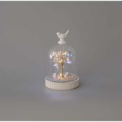 LED karácsonyi dekoráció 12xLED/3xAAA meleg fehér