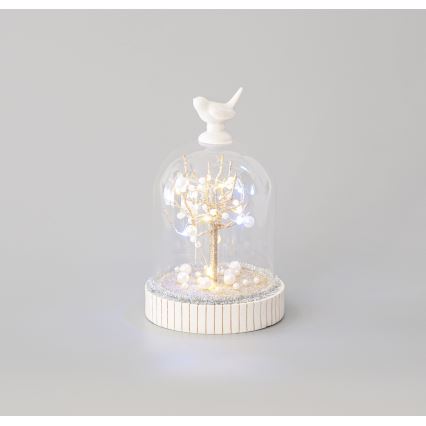 LED karácsonyi dekoráció 12xLED/3xAAA meleg fehér