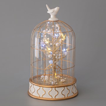 LED karácsonyi dekoráció 12xLED/3xAAA meleg fehér