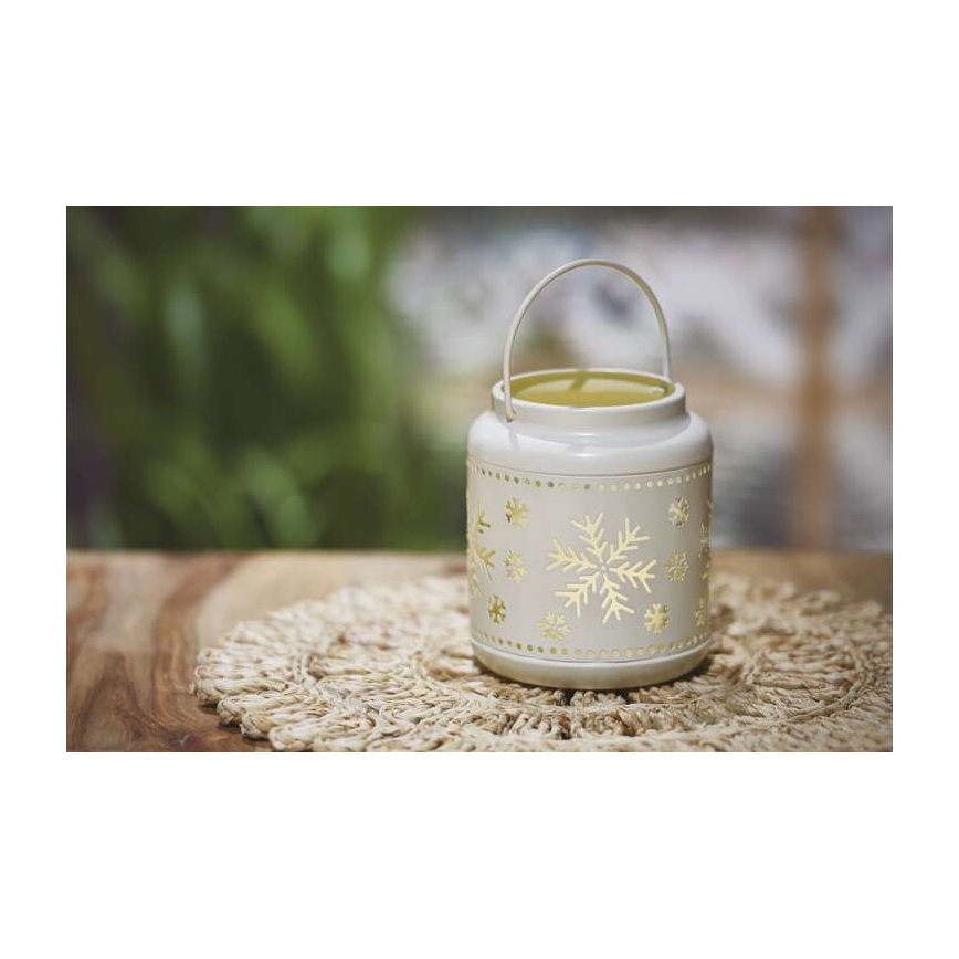 LED Karácsonyi dekoráció 1xLED/3xAAA fehér