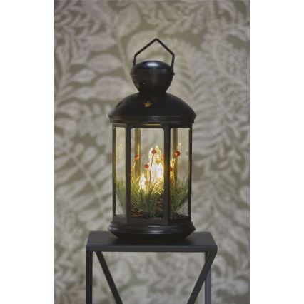 LED Karácsonyi dekoráció 1xLED/3xAAA fekete