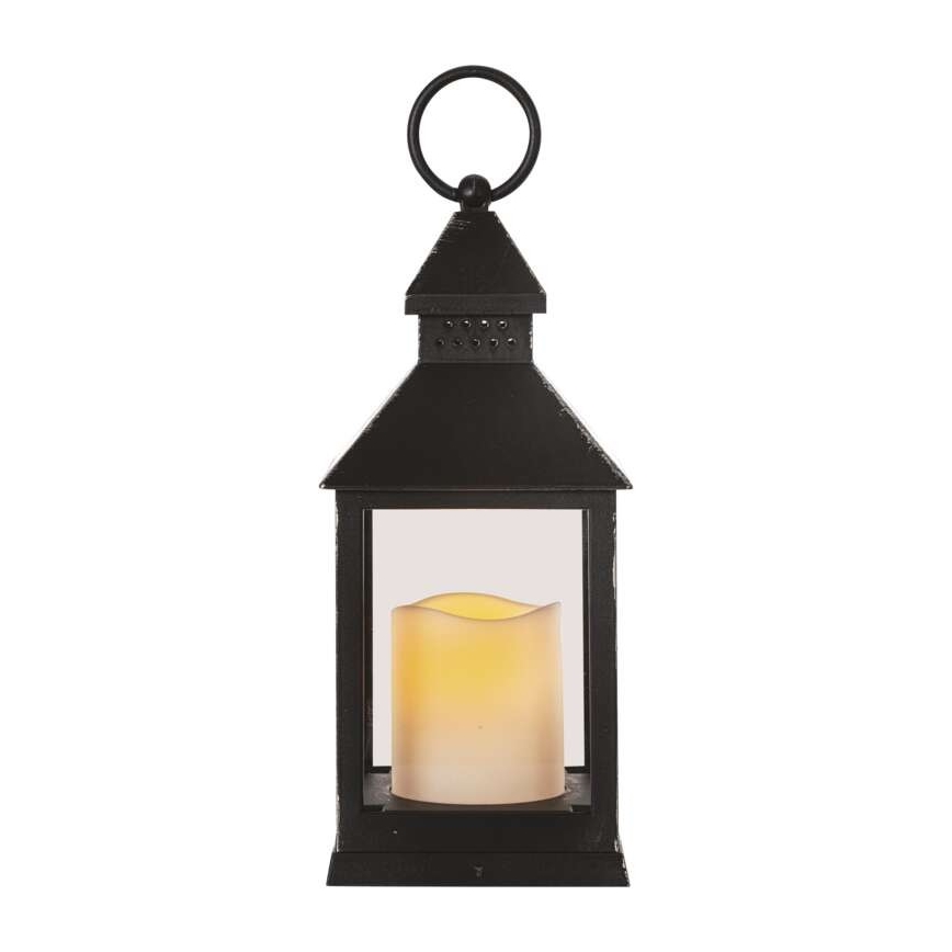 LED Karácsonyi dekoráció 1xLED/3xAAA fekete