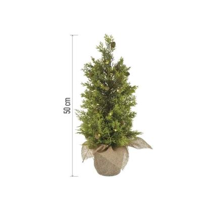 LED karácsonyi dekoráció 30xLED/3xAA IP44