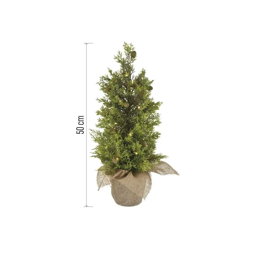 LED karácsonyi dekoráció 30xLED/3xAA IP44