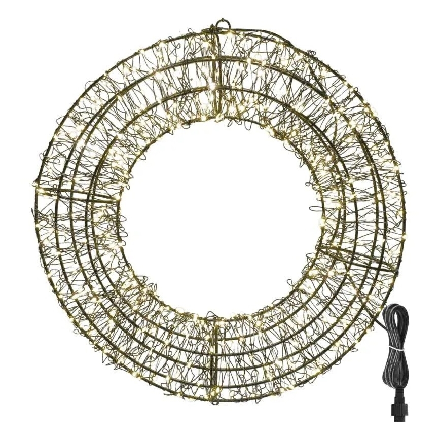 LED karácsonyi dekoráció, 480 LED, 230V, átmérő 38 cm