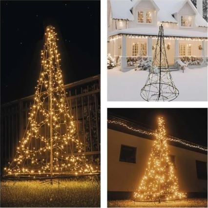 LED karácsonyi dekoráció 480xLED/230V IP44 180 cm
