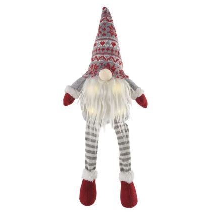 LED Karácsonyi dekoráció 4xLED/3xAA manó