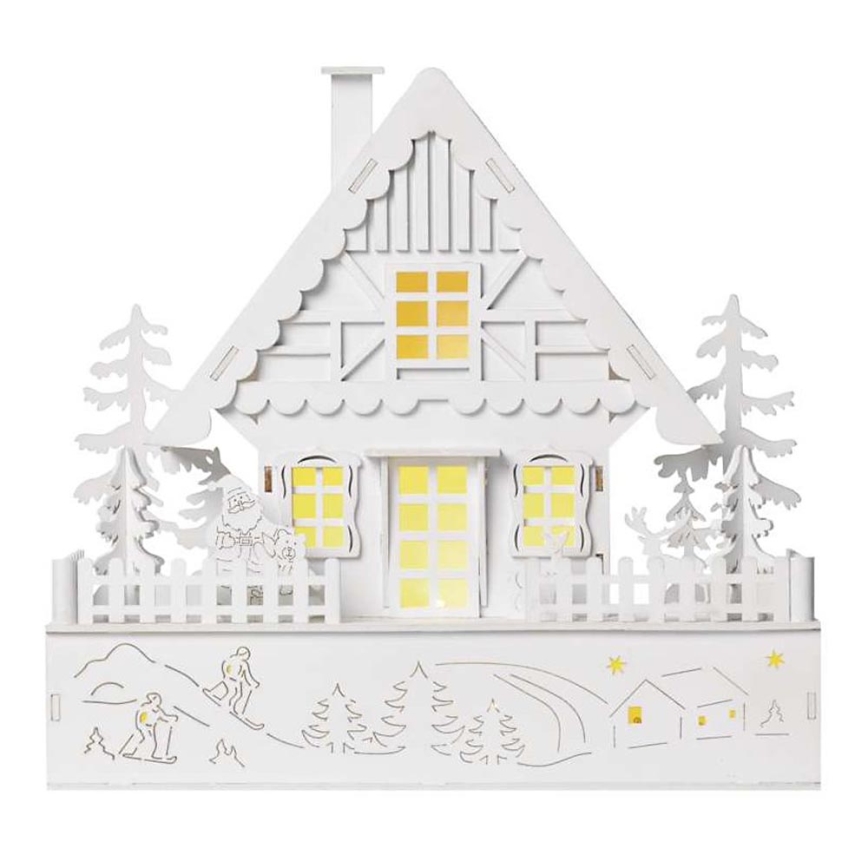 LED Karácsonyi dekoráció 5xLED/2xAA fehér