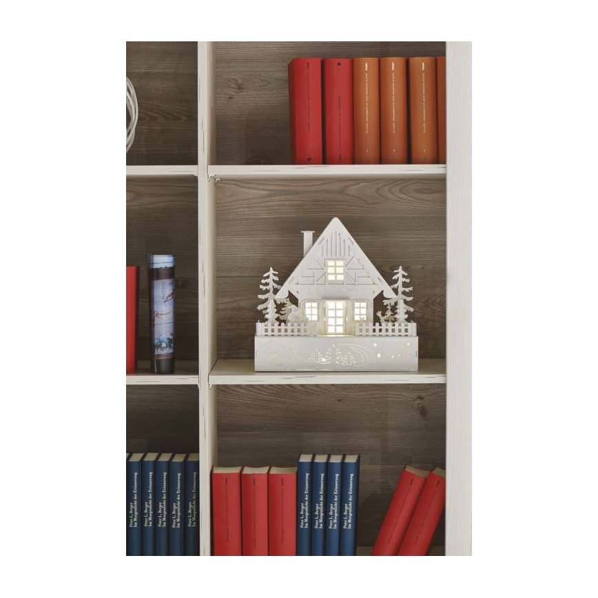 LED Karácsonyi dekoráció 5xLED/2xAA fehér