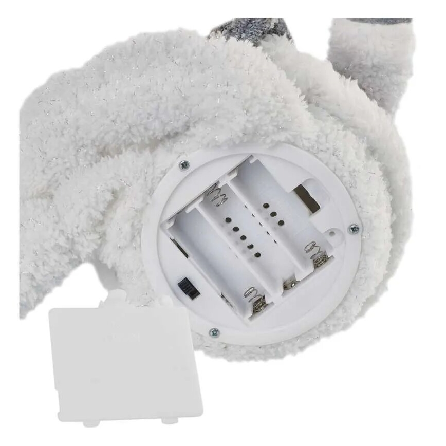 LED karácsonyi dekoráció 6xLED/3xAA hóember