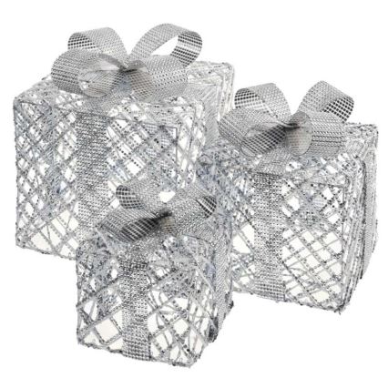 LED Karácsonyi dekoráció 72xLED/1,35W/230V ezüst