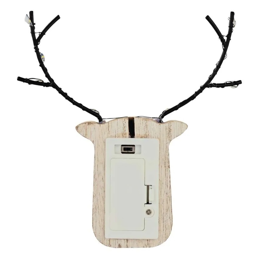 LED karácsonyi dekoráció 8xLED/2xAAA rénszarvas