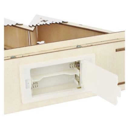 LED karácsonyi dekoráció LED/0,6W/2xAA karácsonyi tájkép