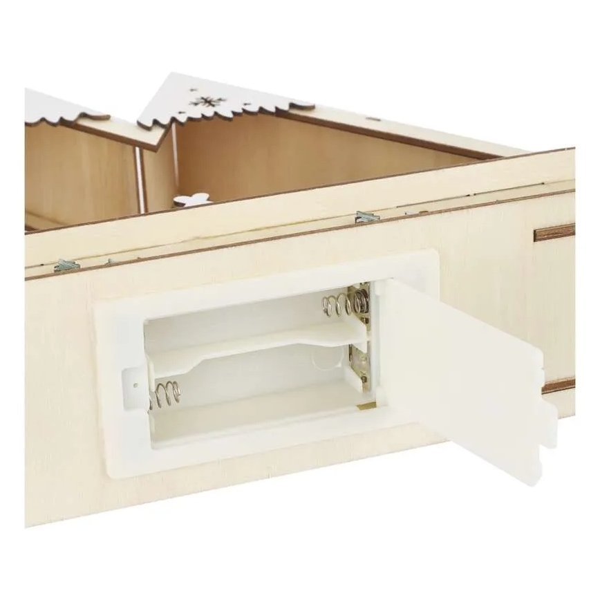 LED karácsonyi dekoráció LED/0,6W/2xAA karácsonyi tájkép