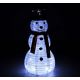 LED karácsonyi dekoráció LED/1,4W/230V 60 cm IP44 hóember