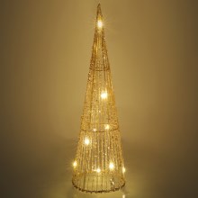 LED Karácsonyi dekoráció LED/2xAA 40 cm kúp