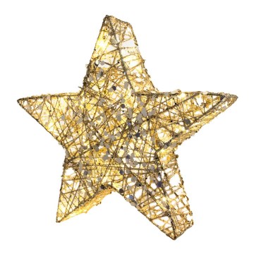 LED Karácsonyi dekoráció LED/2xAA csillag
