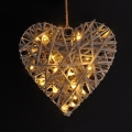 LED Karácsonyi dekoráció LED/2xAA rattan