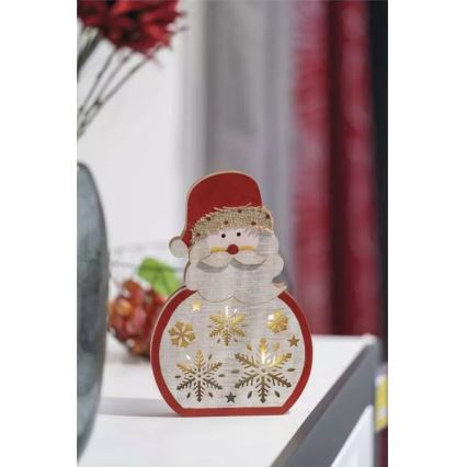 LED Karácsonyi dekoráció LED/2xAAA Santa