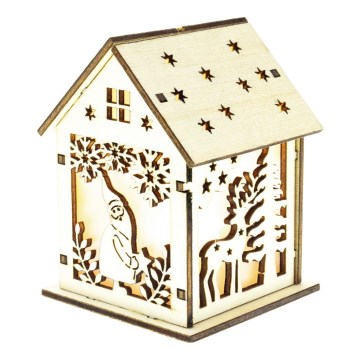 LED karácsonyi dekoráció LED/2xLR44 meleg fehér