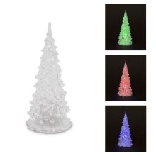LED Karácsonyi dekoráció LED/3xAG10 16cm többszínű