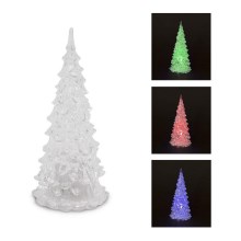 LED Karácsonyi dekoráció LED/3xAG10 22cm többszínű