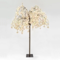 LED Karácsonyi dekorációs műfenyő CHERRY TREE 288xLED/230V 2,5 m cseresznye