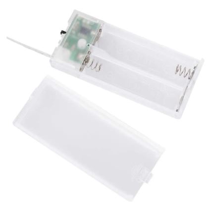 LED karácsonyi dísz 40xLED/2xAA meleg fehér város