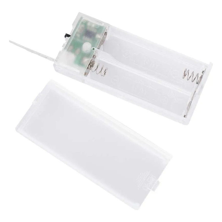 LED karácsonyi dísz 40xLED/2xAA meleg fehér város