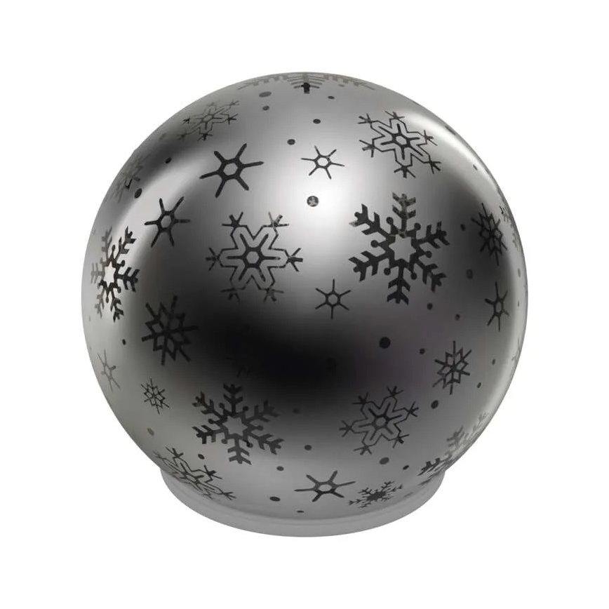 LED karácsonyi dísz LED/0,3W/3xAA gömb átm. 12 cm